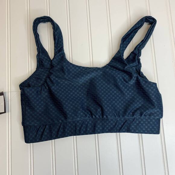 Lola Getts Blue Shark Ascot Sports Bra Sz Small - Picture 2 of 3